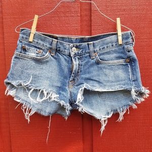 Lucky Brand Cut Off Jean Shorts
